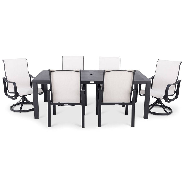 7 Piece Black Coastline Dining Group