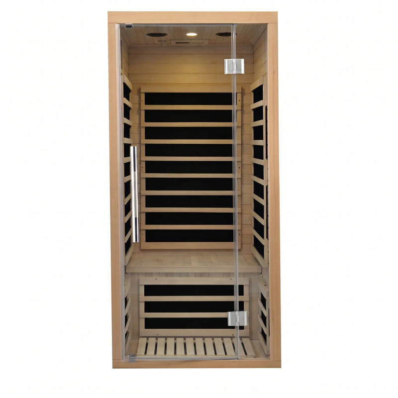 1 Person Fiera Infrared Sauna With Bluetooth - The Great Escape