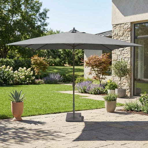8'x10' Classic Umbrella - Charcoal - The Great Escape