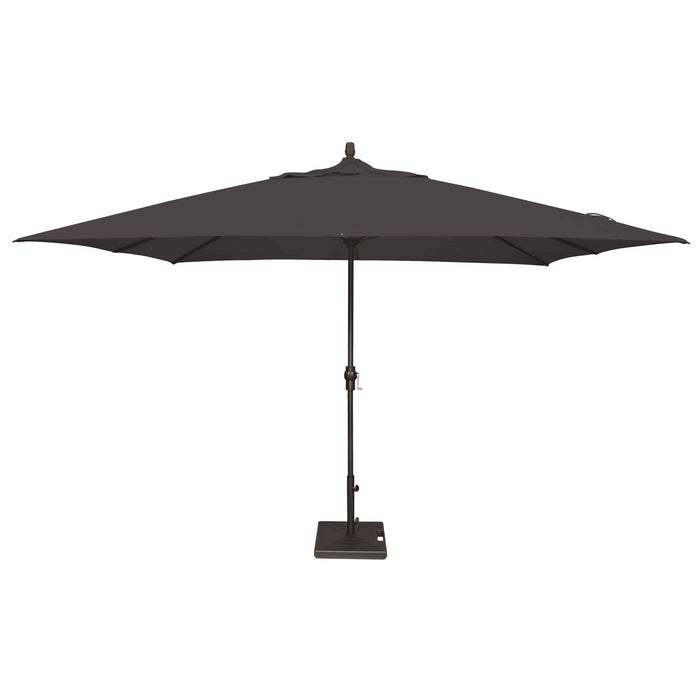 8'x11' Designer Umbrella - Canvas Coal - The Great Escape