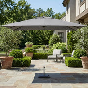 8'x11' Designer Umbrella - Slate Grey - The Great Escape