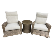 Arcadia 3 Piece Recliner Group Driftwood Brown - The Great Escape 