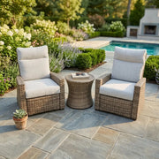 Arcadia 3 Piece Recliner Group Driftwood Brown - The Great Escape 