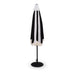 9' Classic Umbrella - Black/White Stripe - The Great Escape