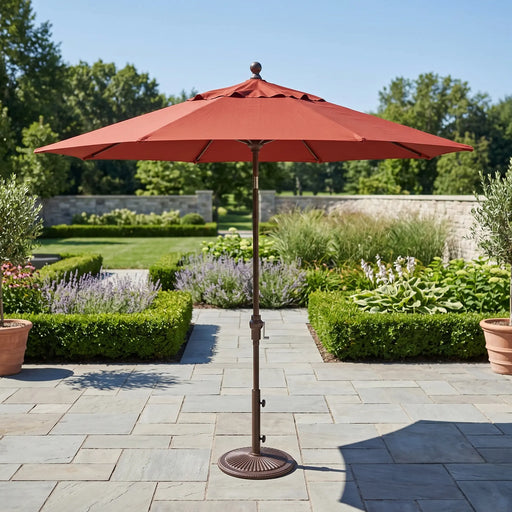 9' Classic Umbrella - Henna - The Great Escape