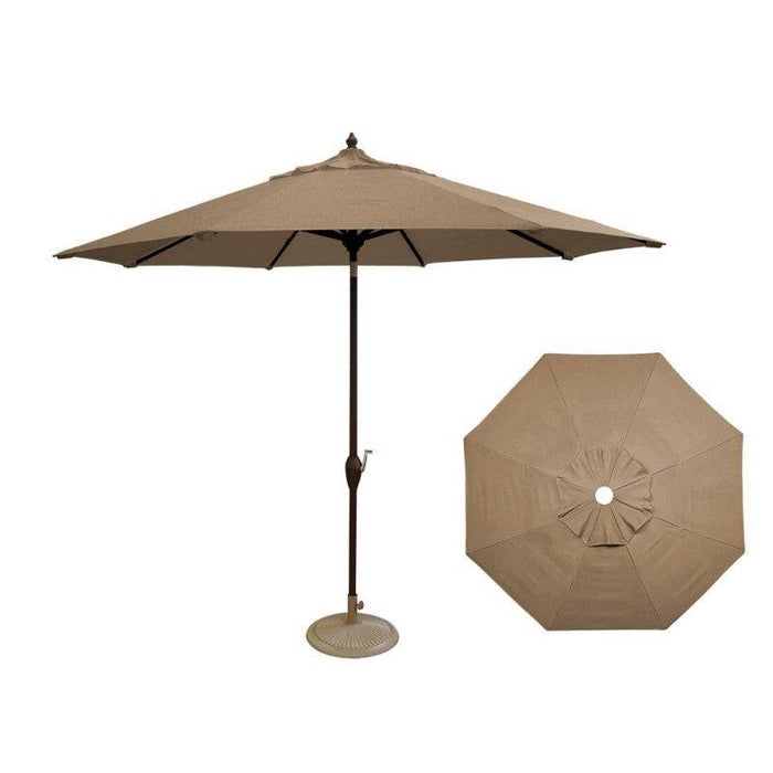 9' Designer Umbrella - Heather Beige - The Great Escape