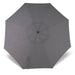 9' Designer Umbrella - Slate Grey - The Great Escape