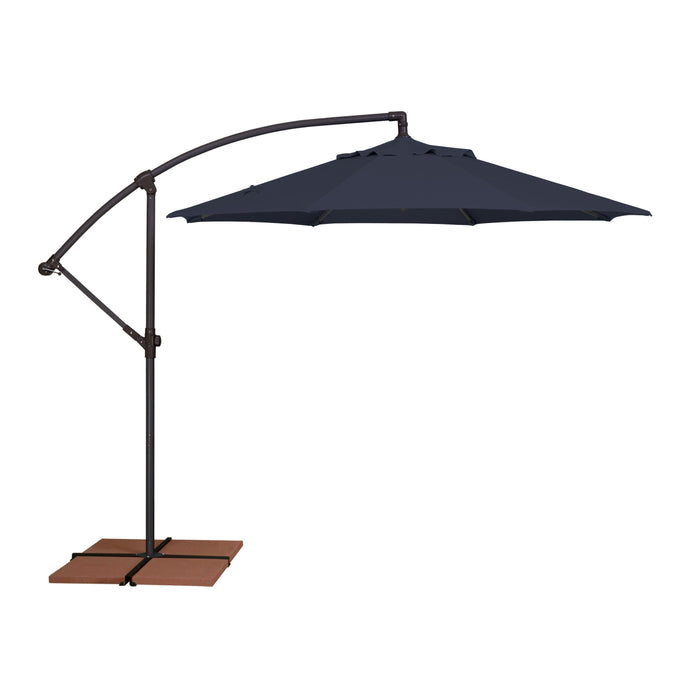 9' Octagon X-Base Cantilever Umbrella - Navy - The Great Escape