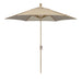 9' Push Button Tilt Umbrella - Antique Beige - The Great Escape