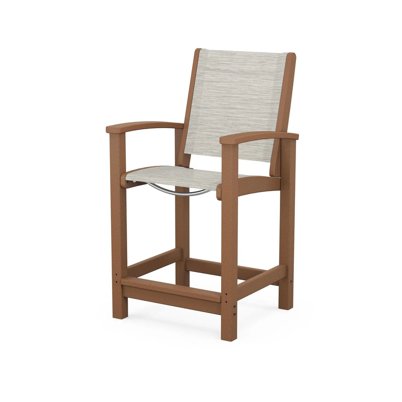 Coastal Sling Counter Height Chair - The Great Escape
