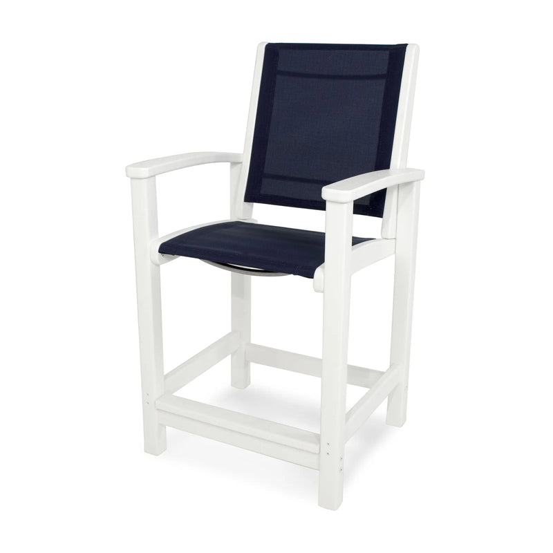 Coastal Sling Counter Height Chair - The Great Escape