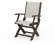 Coastal Kona Sling Folding Dining Arm Chair - The Great Escape