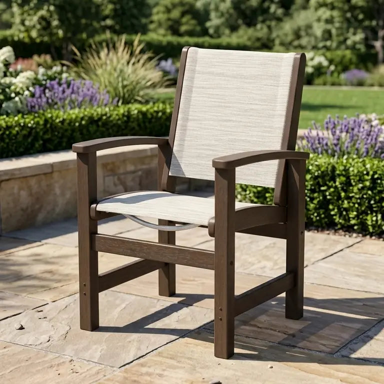 Coastal Kona Sling Dining Arm Chair - The Great Escape
