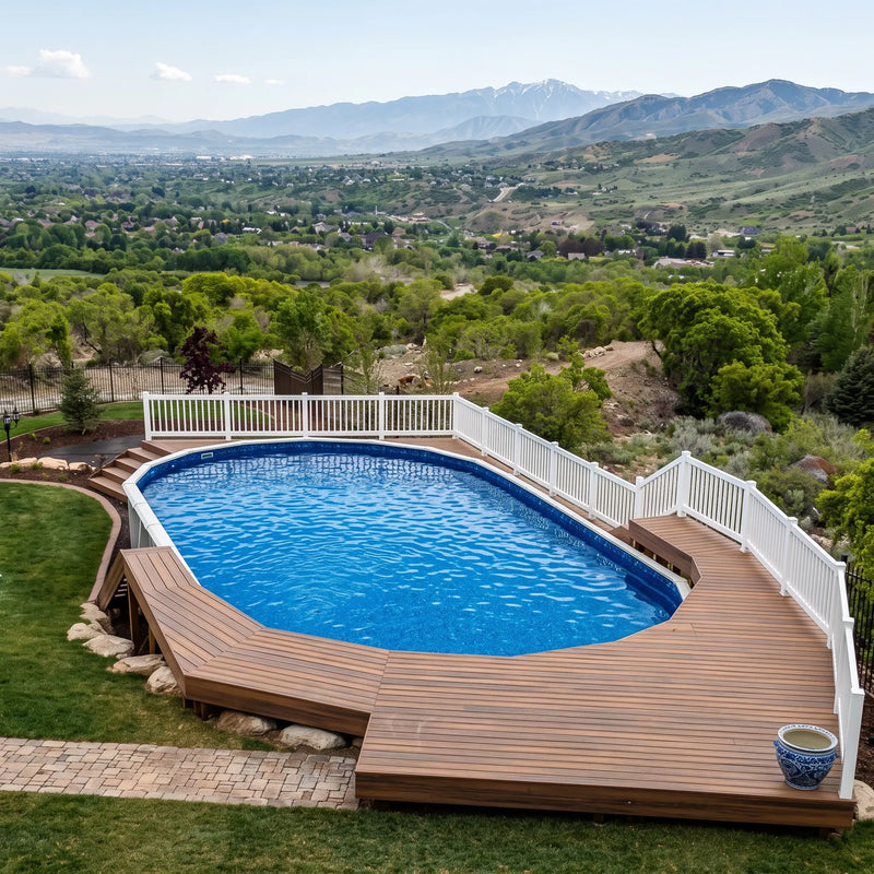 Oasis Semi-Inground Swimming Pool 54" - The Great Escape