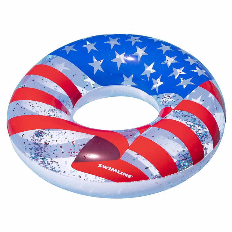 Glitter Americana Inflatable Ring - The Great Escape
