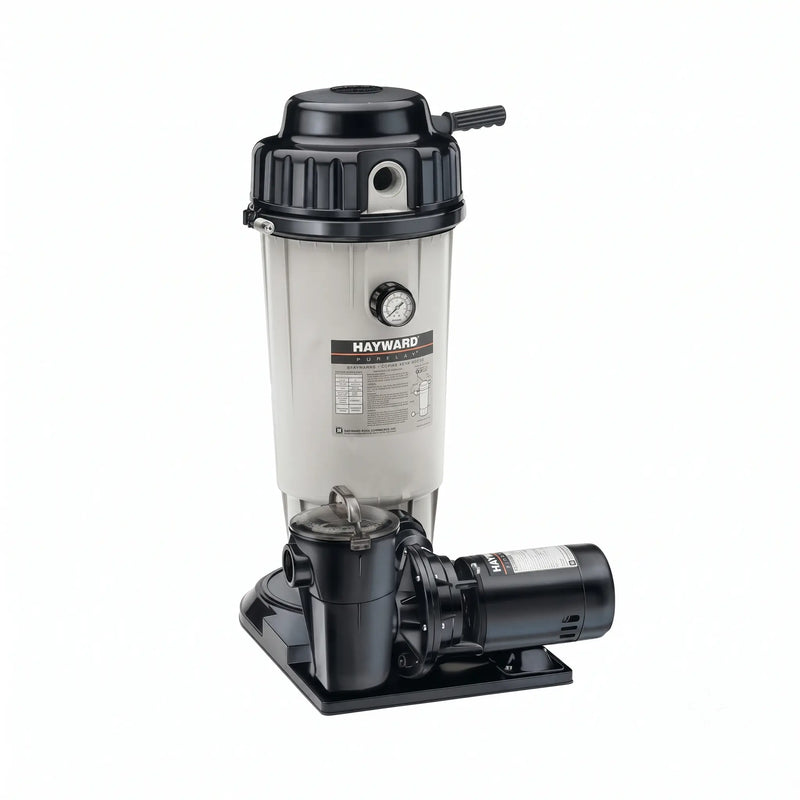 Hayward Swimpro 1.5HP EC50 Diatomaceous Earth System W/ Tank, Base, Fittings, & Hoses - The Great Escape