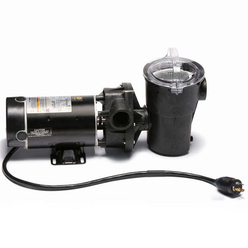2HP Swimpro Pump W/ Twist Lock Cord & On/Off Switch & Extended 2 Year Warranty - The Great Escaoe