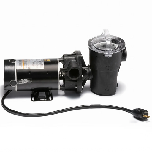 2HP Swimpro Pump W/ Twist Lock Cord & On/Off Switch & Extended 2 Year Warranty - The Great Escaoe