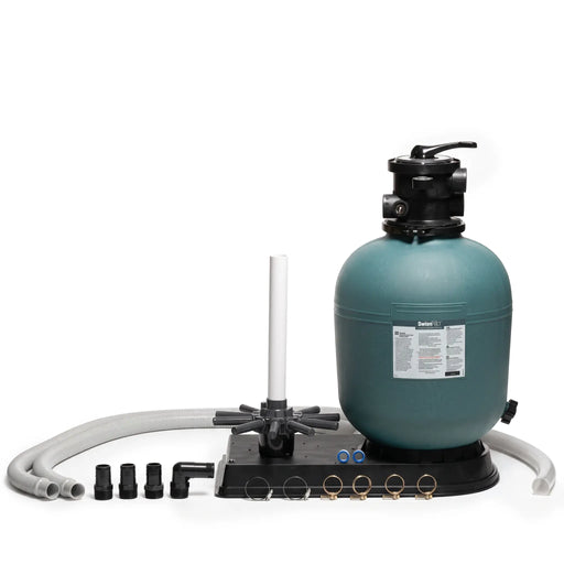 Swimpro 190T Filter W/ Tank, Base, Fittings, & Hoses - The Great Escape