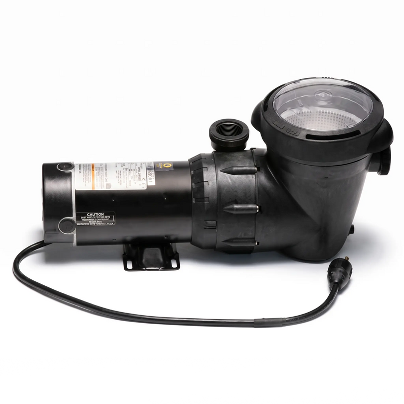2HP 2 Speed Swimpro Pump W/ Twist Lock Cord, On/Off Switch, & Extended 2 Year Warranty - The Great Escape