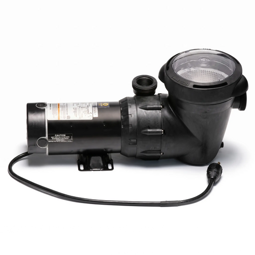 2HP 2 Speed Swimpro Pump W/ Twist Lock Cord, On/Off Switch, & Extended 2 Year Warranty - The Great Escape