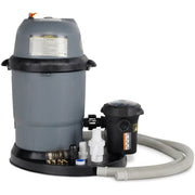 110 Swimpro 2HP 2 Speed Element System W/ Twist Lock Motor, Tank, Base, Cartridge, Fittings, & Hoses - The Great Escape