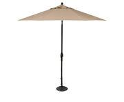 9' Designer Umbrella - Heather Beige - The Great Escape