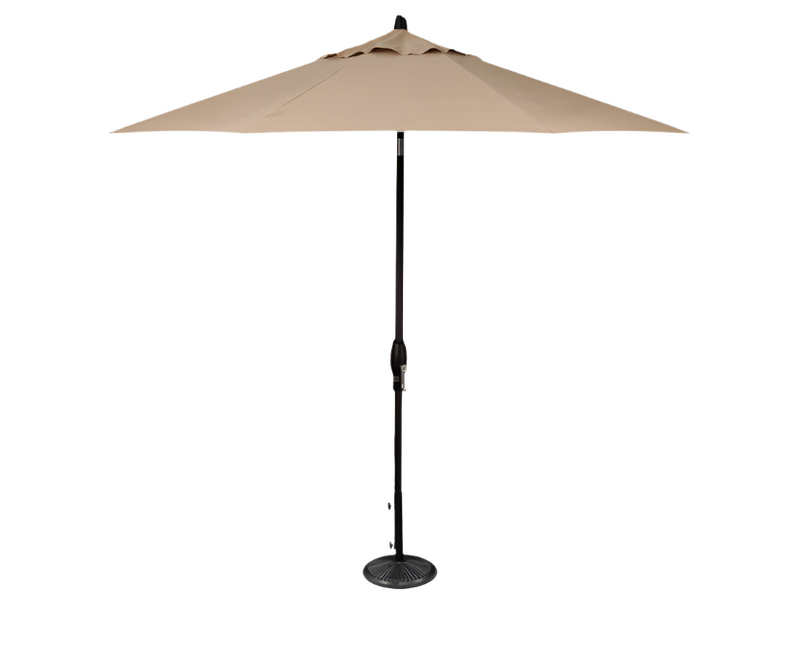 9' Designer Umbrella - Heather Beige - The Great Escape