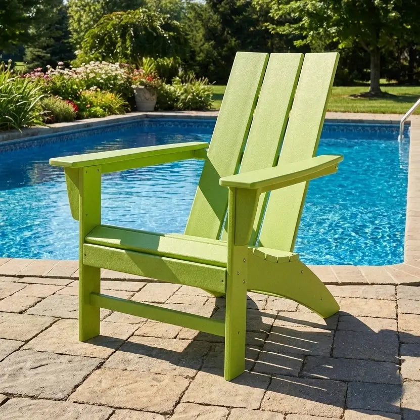 アラグアイアブルー30cm± Modern Adirondack Chair — The Great Escape