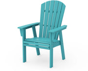 Nautical Curveback Adirondack Dining Chair - The Great Escape