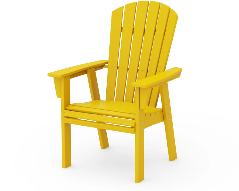 Nautical Curveback Adirondack Dining Chair - The Great Escape