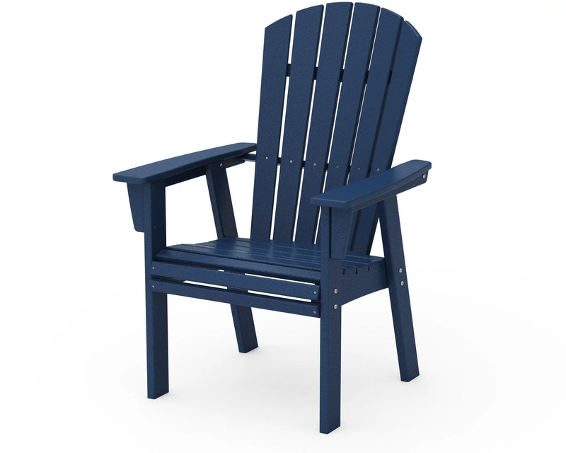 Nautical Curveback Adirondack Dining Chair - The Great Escape