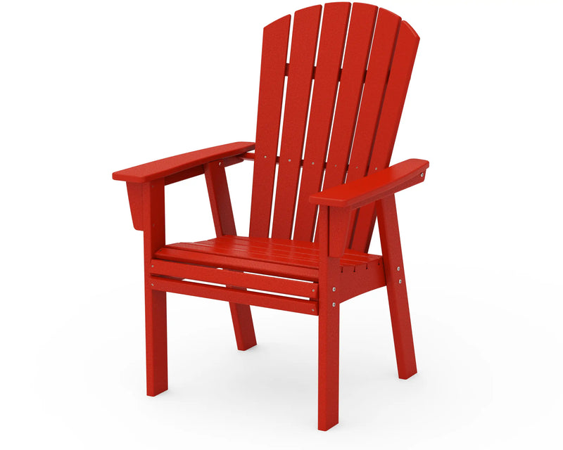 Nautical Curveback Adirondack Dining Chair - The Great Escape