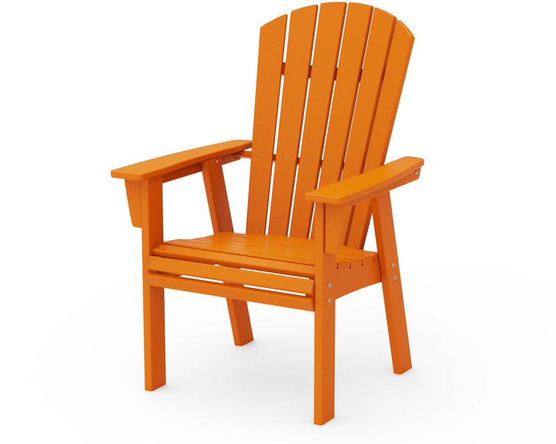 Nautical Curveback Adirondack Dining Chair - The Great Escape
