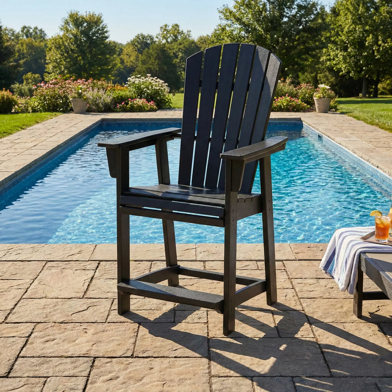 Nautical Counter Height Adirondack Chair - The Great Escape