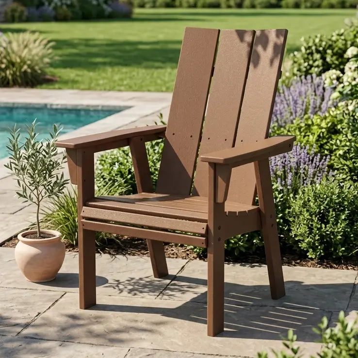 Modern Curveback Adirondack Dining Chair - The Great Escape
