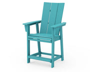 Modern Curveback Adirondack Counter Chair - The Great Escape