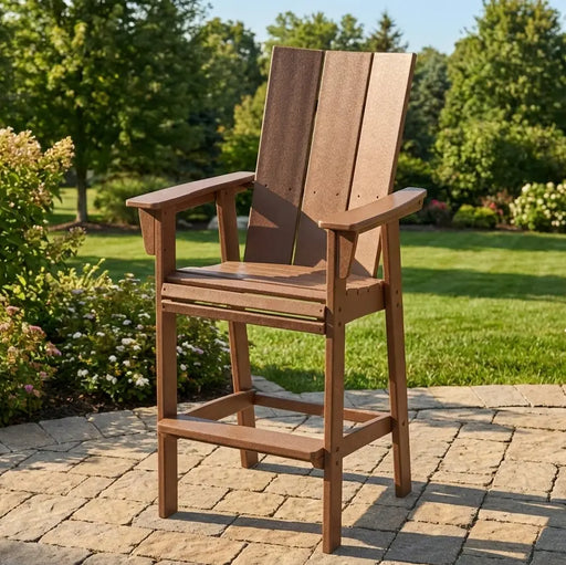 Modern Curveback Adirondack Bar Chair - The Great Escape