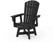 Nautical Curveback Adirondack Swivel Dining Chair - The Great Escape