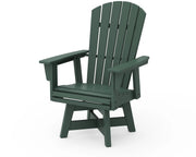 Nautical Curveback Adirondack Swivel Dining Chair - The Great Escape