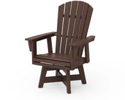 Nautical Curveback Adirondack Swivel Dining Chair - The Great Escape