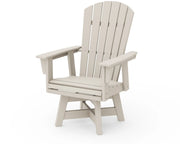Nautical Curveback Adirondack Swivel Dining Chair - The Great Escape