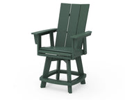 Modern Curveback Adirondack Swivel Counter Chair - The Great Escape