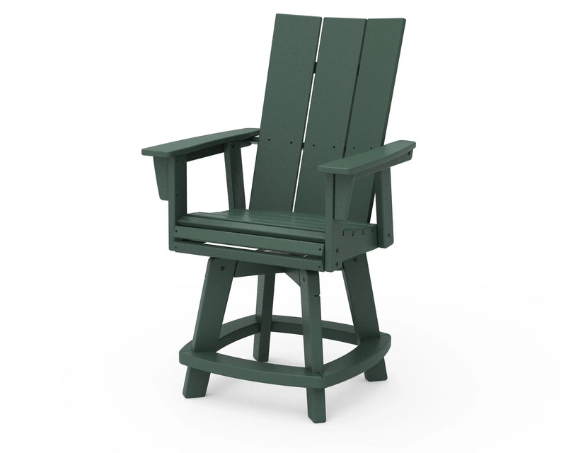 Modern Curveback Adirondack Swivel Counter Chair - The Great Escape