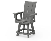 Modern Curveback Adirondack Swivel Counter Chair - The Great Escape