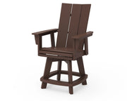 Modern Curveback Adirondack Swivel Counter Chair - The Great Escape