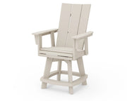 Modern Curveback Adirondack Swivel Counter Chair - The Great Escape