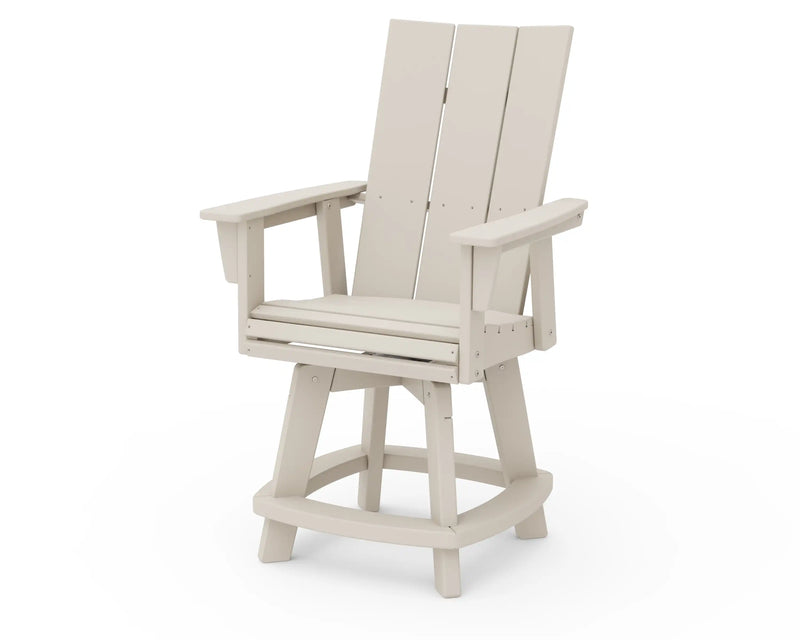 Modern Curveback Adirondack Swivel Counter Chair - The Great Escape