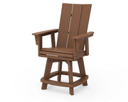 Modern Curveback Adirondack Swivel Counter Chair - The Great Escape