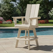 Modern Adirondack Swivel Barstool - The Great Escape